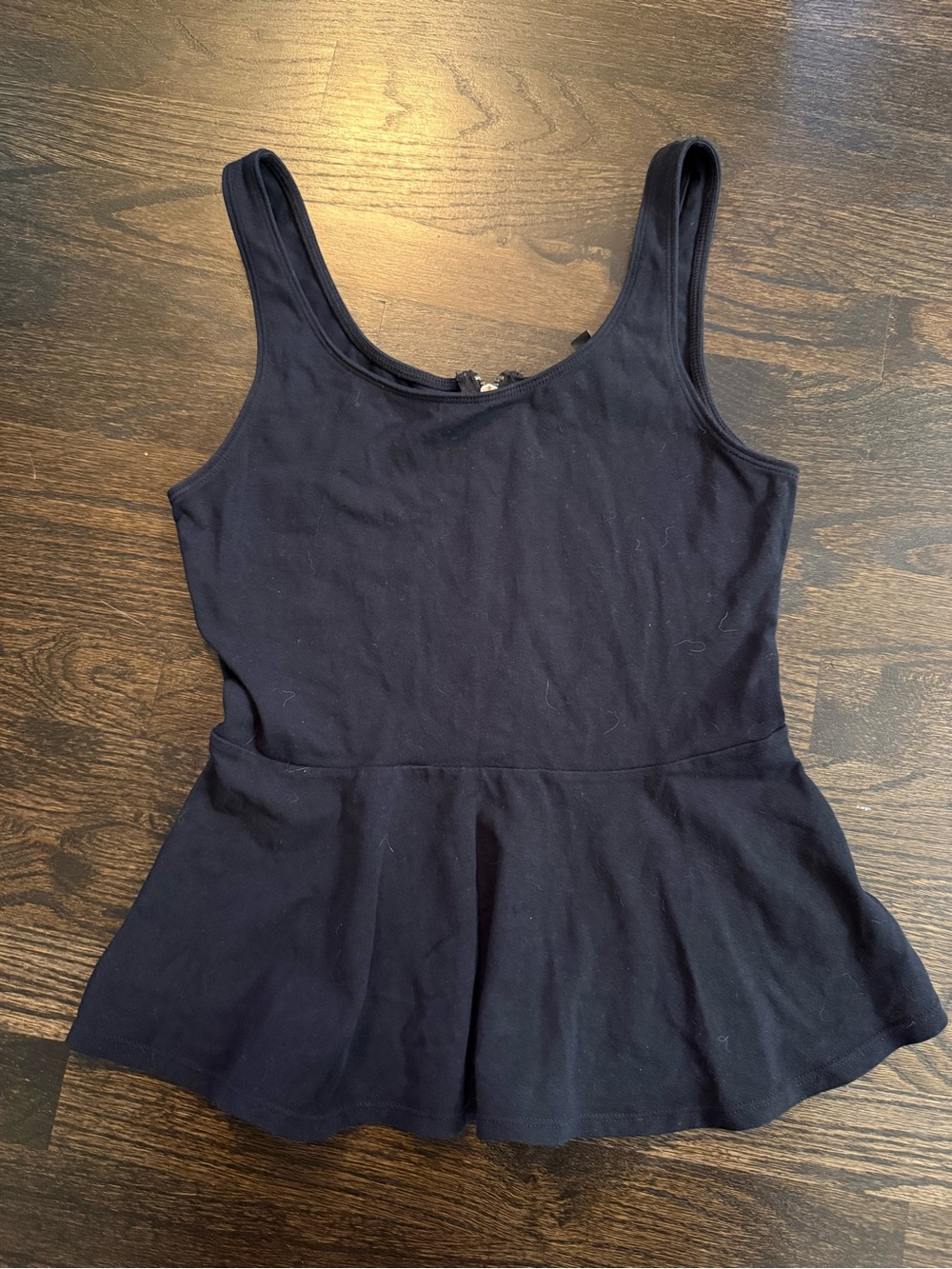 Express Black Peplum Tank Top Size Small